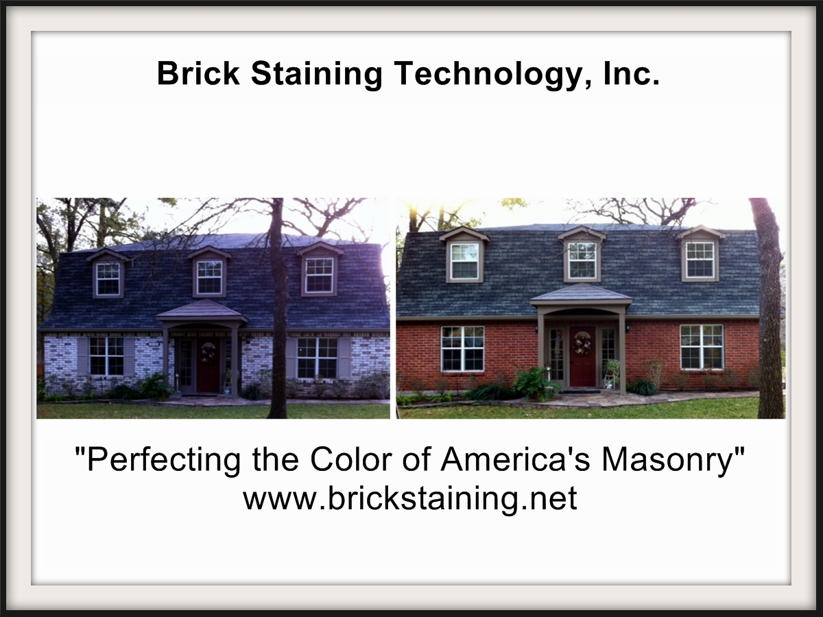 brick multi-color staining